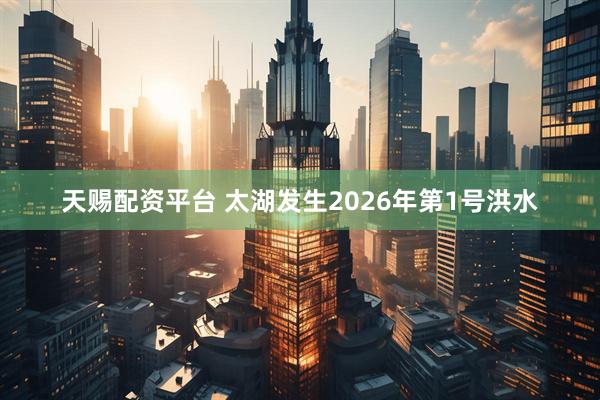 天赐配资平台 太湖发生2026年第1号洪水